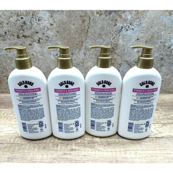 LOT OF 4 Gold Bond Age Renew Strength & Resilience Body Firming Lotion 13 oz NEW - Picture 2 of 7